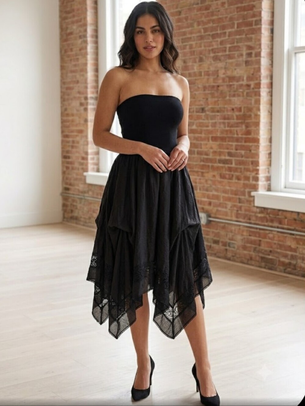 Coco & Tashi Strapless Whimsigoth Fairy Dress